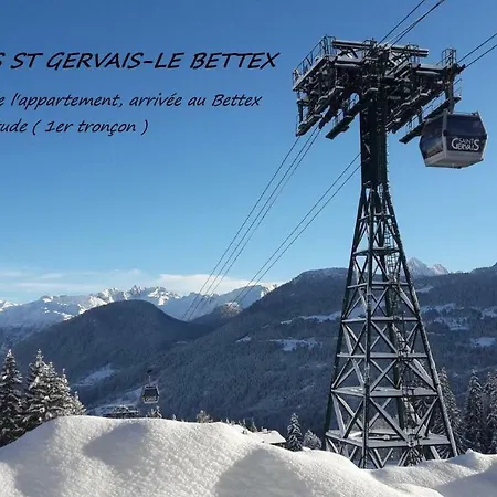 Appartement T2+Cabine Independante Au Depart Des Telecabines Saint-Gervais/Bettex/Mont D'Arbois Exterior photo